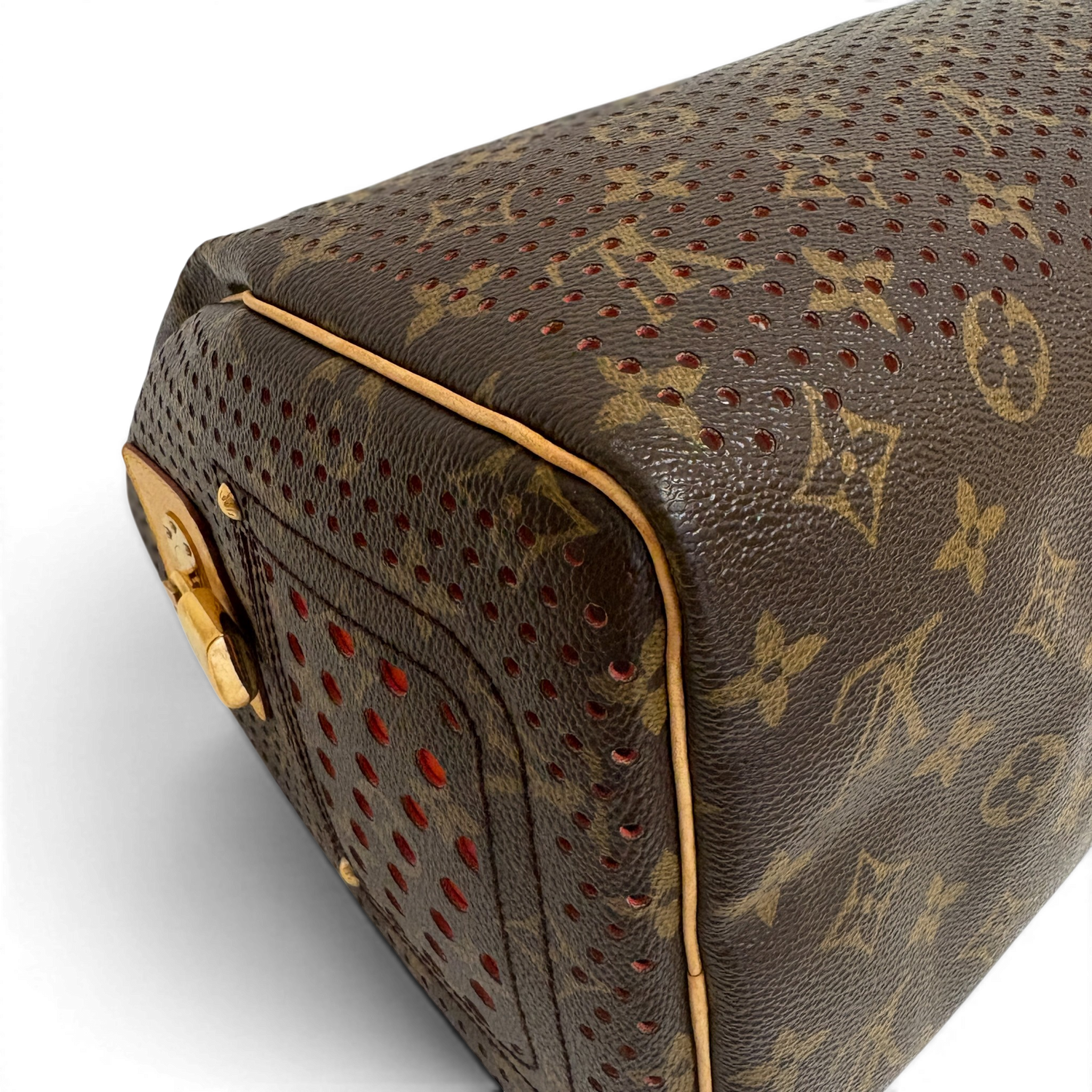 Monogram Perforated Speedy 30 Orange