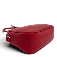 Pebbled Calfskin Small Soho Disco Bag Tabasco Red