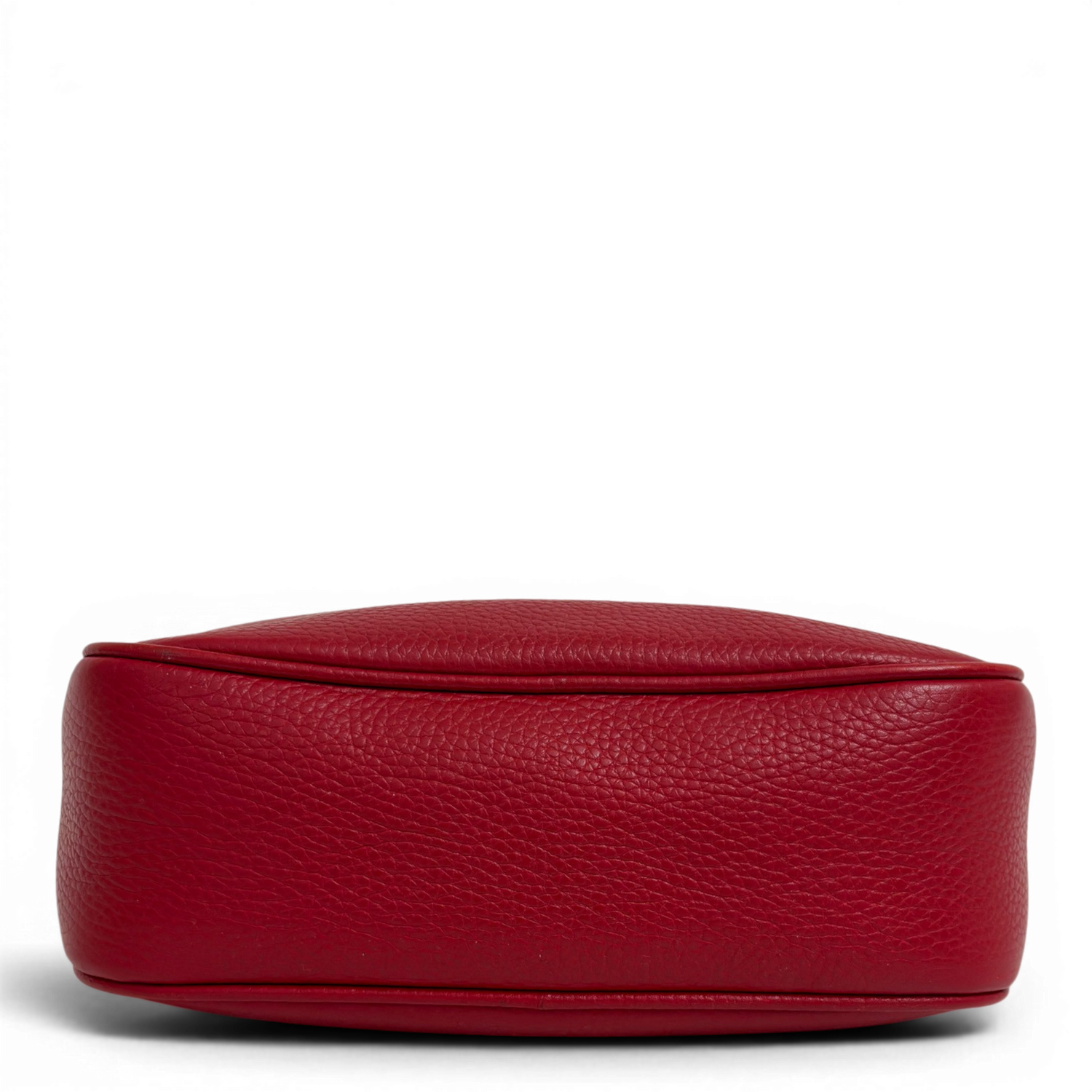 Pebbled Calfskin Small Soho Disco Bag Tabasco Red