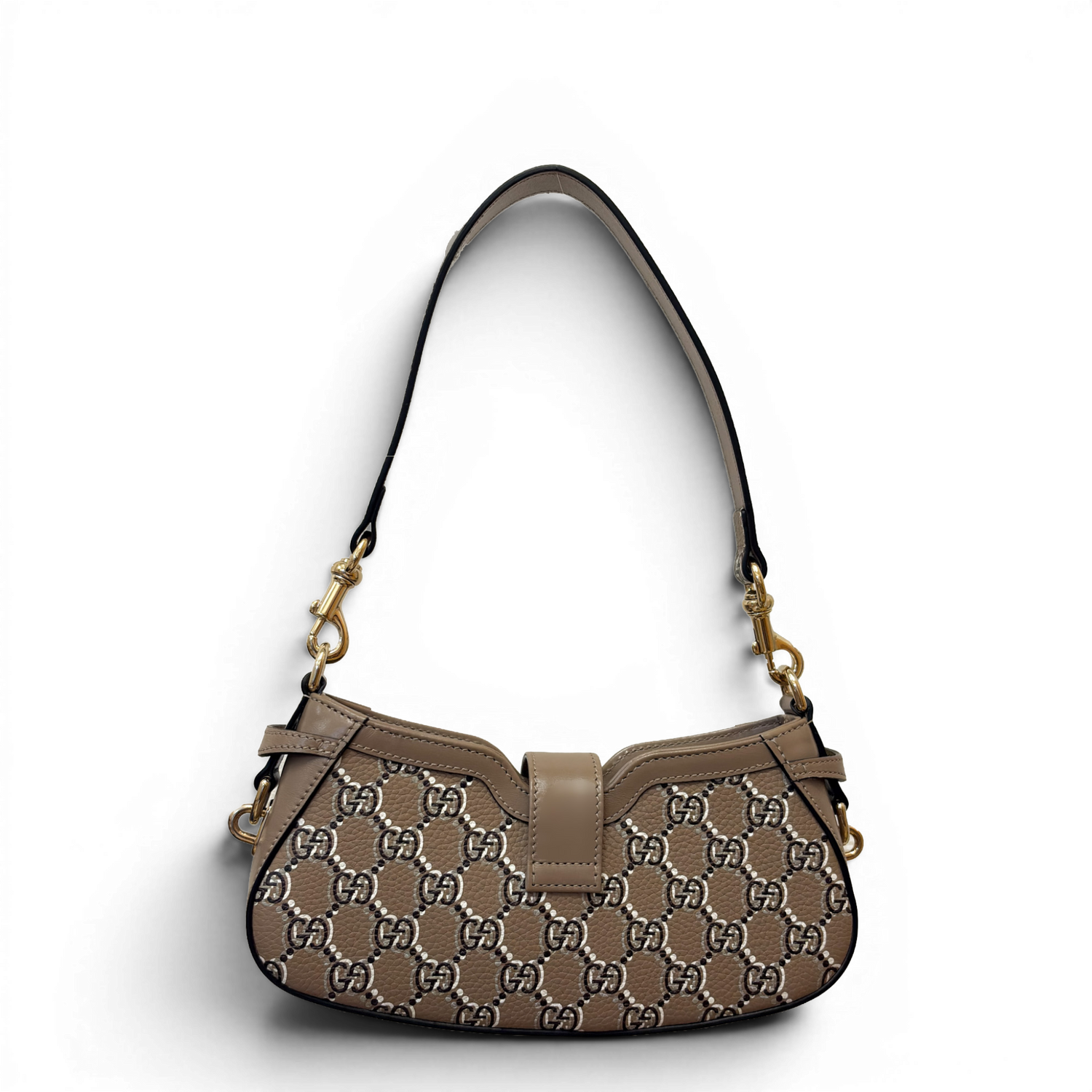 Moon Side Mini Shoulder Bag Light Beige