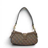 Moon Side Mini Shoulder Bag Light Beige