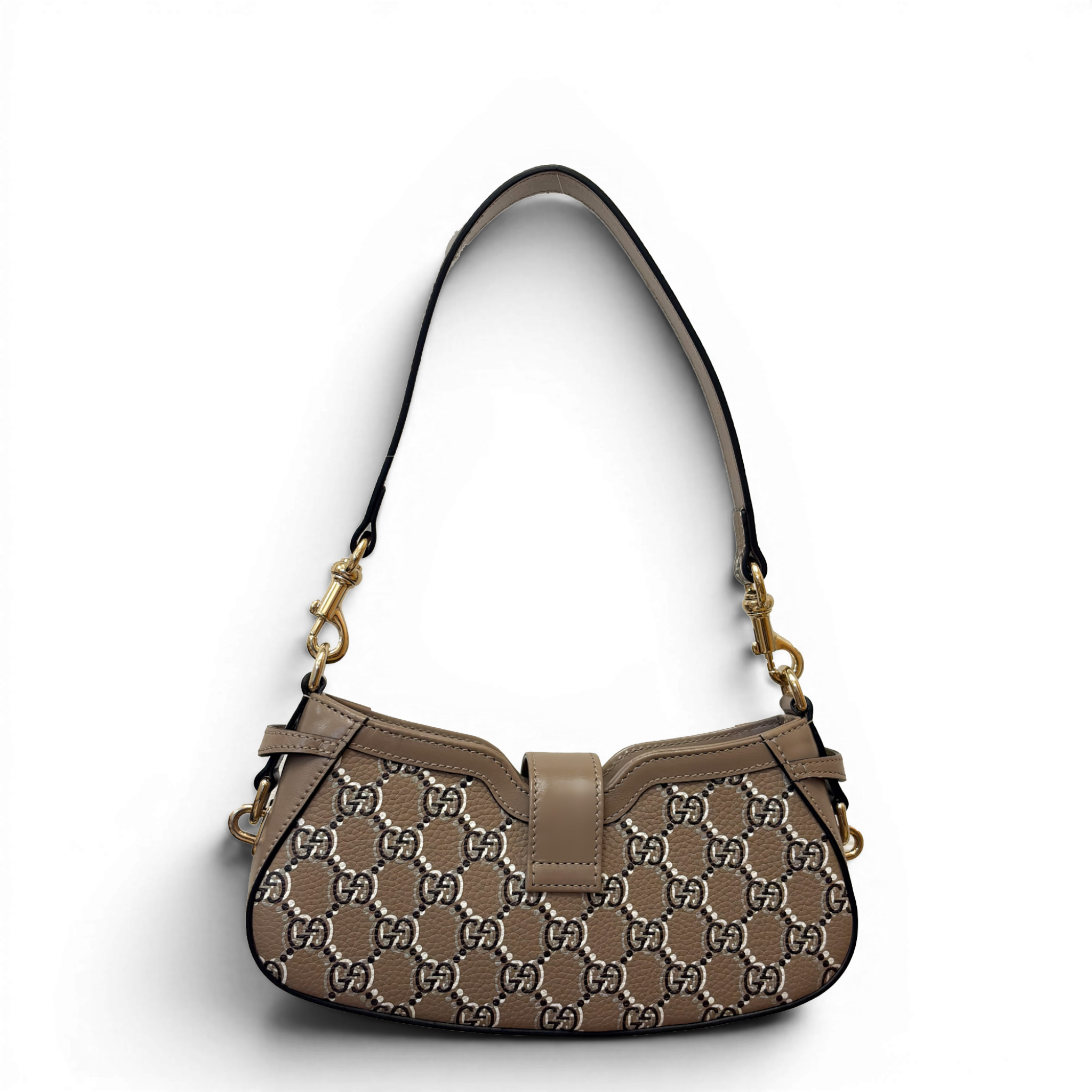 Moon Side Mini Shoulder Bag Light Beige