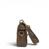 Moon Side Mini Shoulder Bag Light Beige