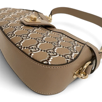 Moon Side Mini Shoulder Bag Light Beige