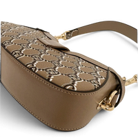 Moon Side Mini Shoulder Bag Light Beige