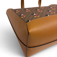 Gucci × Disney GG Supreme Monogram Mickey Mouse Bolsa Tote Bag Multicolor