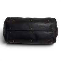 Calfskin Small Paddington Satchel Black
