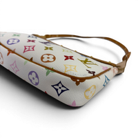 Monogram Multicolor Pochette Accessories White