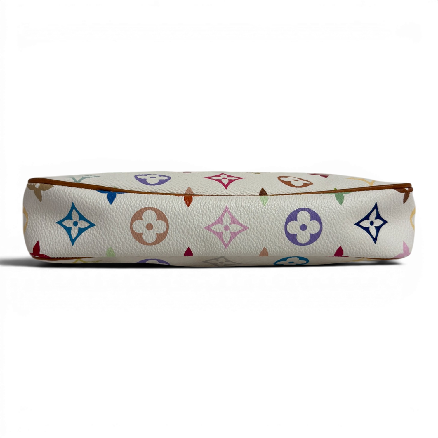 Monogram Multicolor Pochette Accessories White