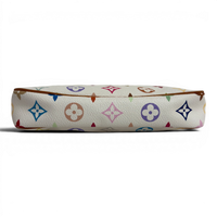 Monogram Multicolor Pochette Accessories White
