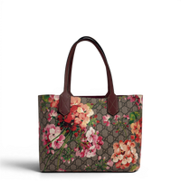 GG Supreme Monogram Blooms Reversible Tote Bag Multicolor