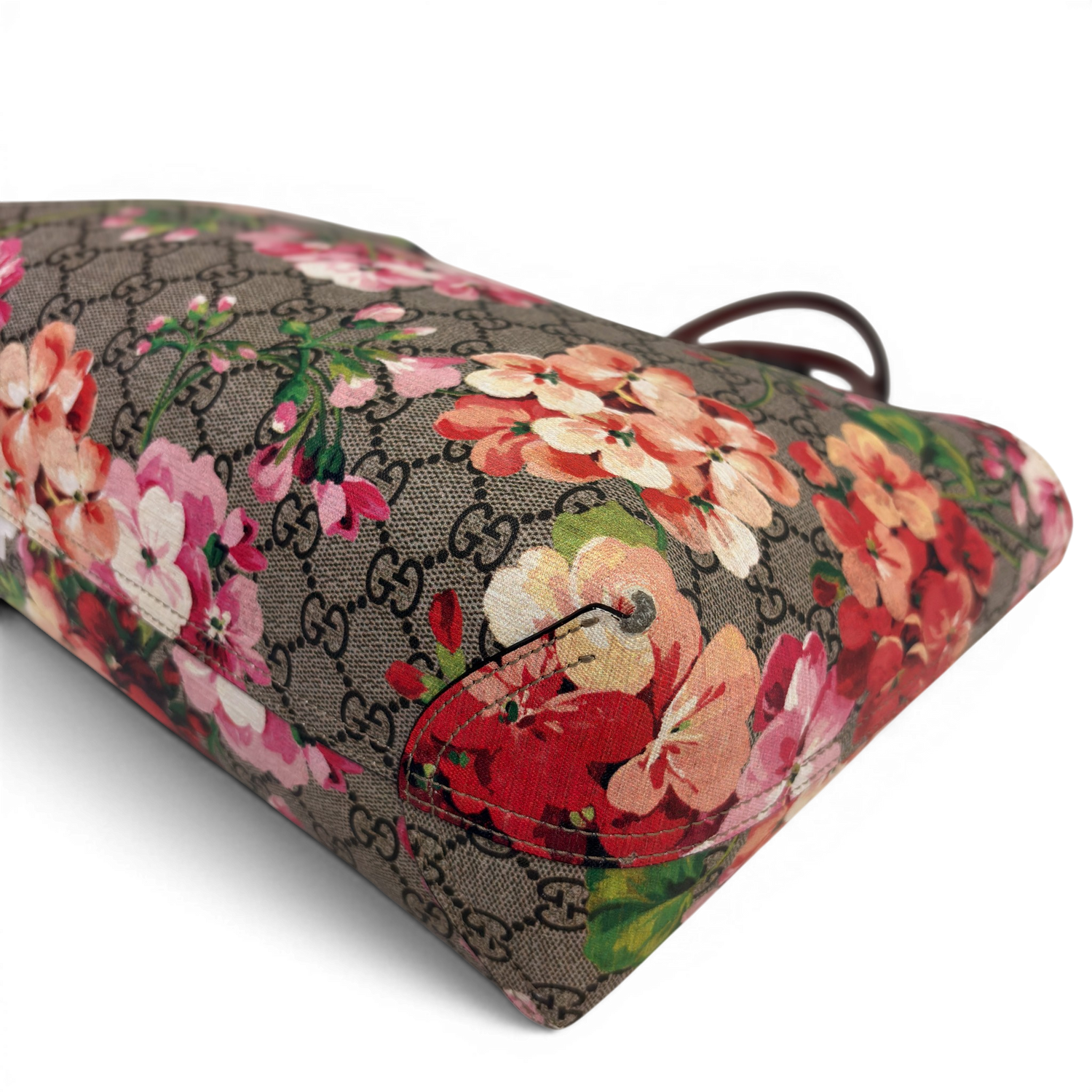 GG Supreme Monogram Blooms Reversible Tote Bag Multicolor