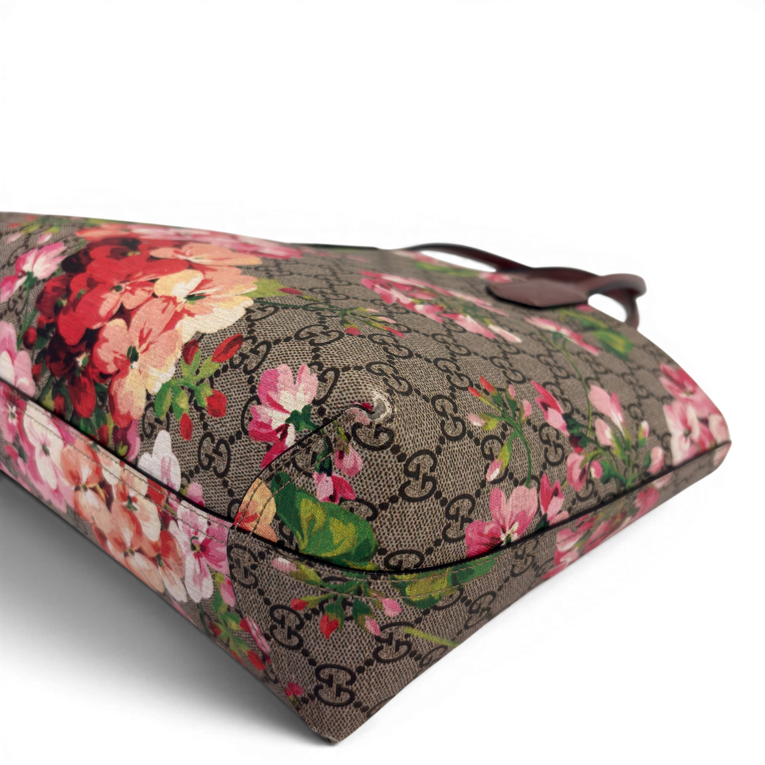 GG Supreme Monogram Blooms Reversible Tote Bag Multicolor