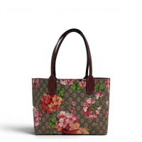 GG Supreme Monogram Blooms Reversible Tote Bag Multicolor