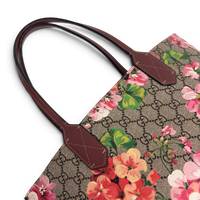 GG Supreme Monogram Blooms Reversible Tote Bag Multicolor