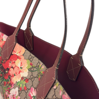 GG Supreme Monogram Blooms Reversible Tote Bag Multicolor