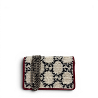 Dionysus Tweed Super Mini Crossbody Bag White