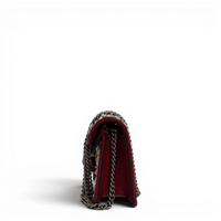 Dionysus Tweed Super Mini Crossbody Bag White