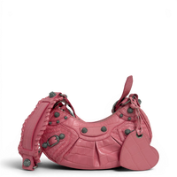 Le Cagole Shoulder Bag XS Linestone Pink