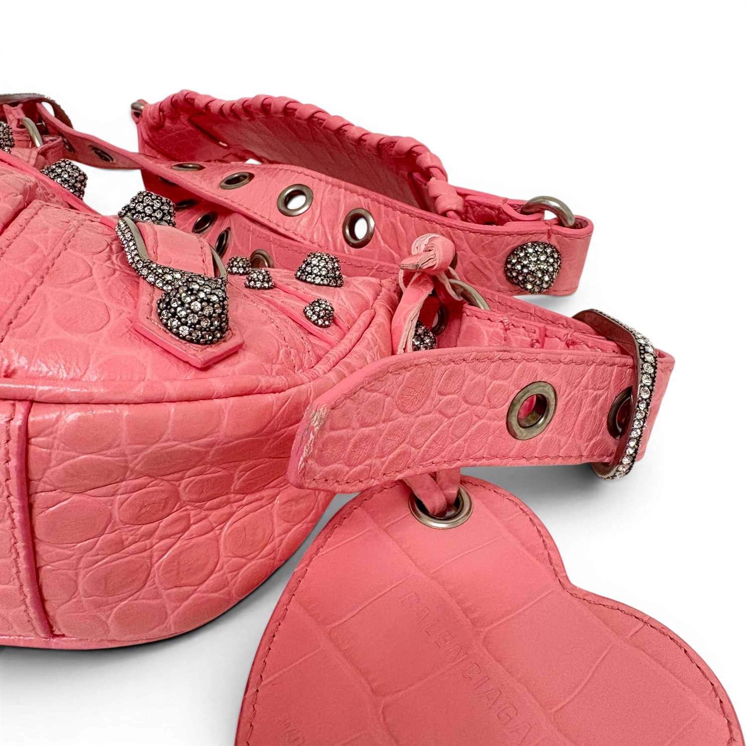 Le Cagole Shoulder Bag XS Linestone Pink