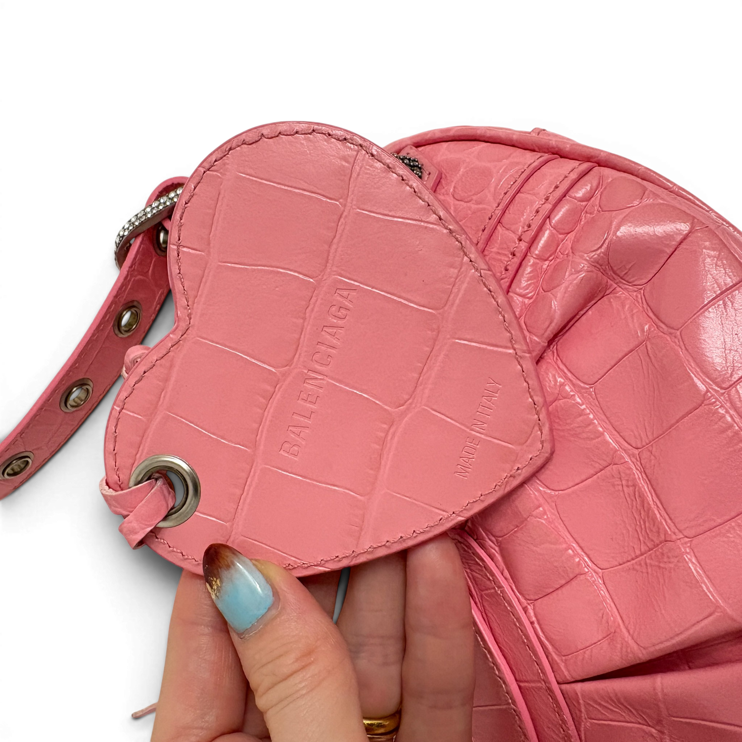 Le Cagole Shoulder Bag XS Linestone Pink
