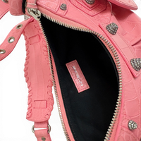 Le Cagole Shoulder Bag XS Linestone Pink