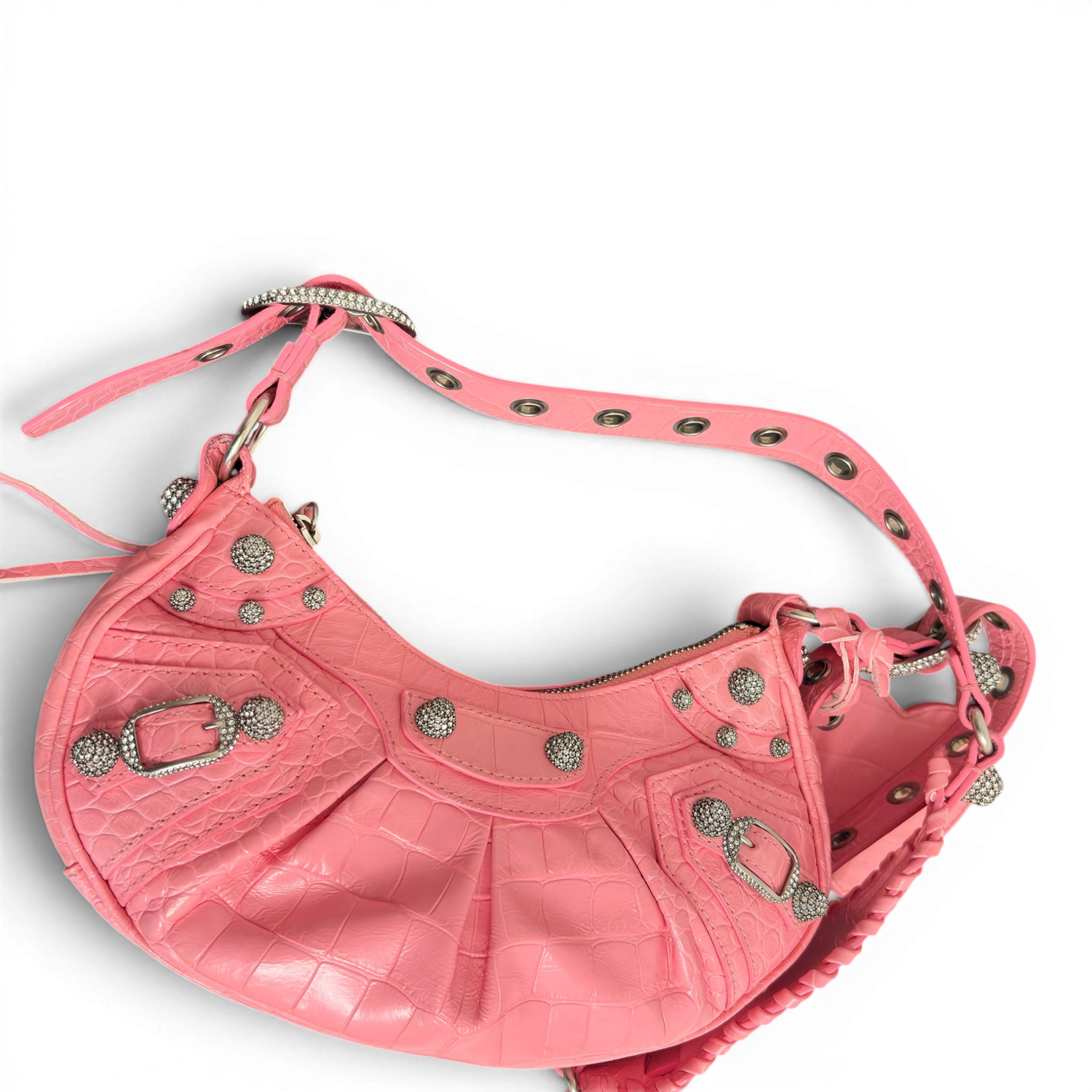 Le Cagole Shoulder Bag XS Linestone Pink