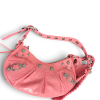 Le Cagole Shoulder Bag XS Linestone Pink