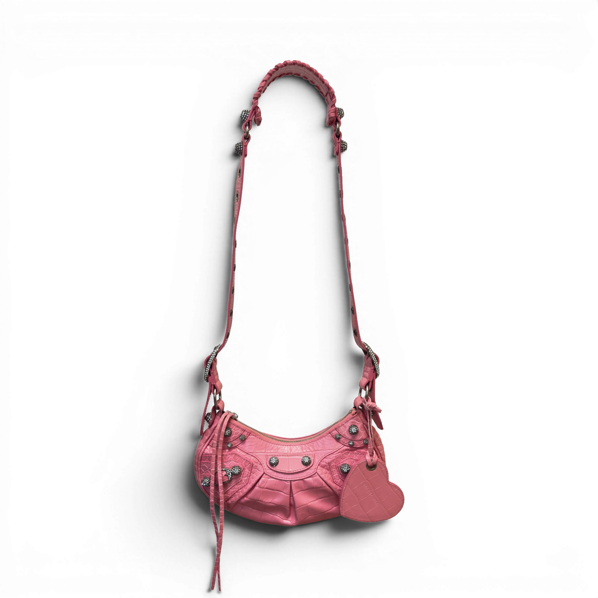 Le Cagole Shoulder Bag XS Linestone Pink