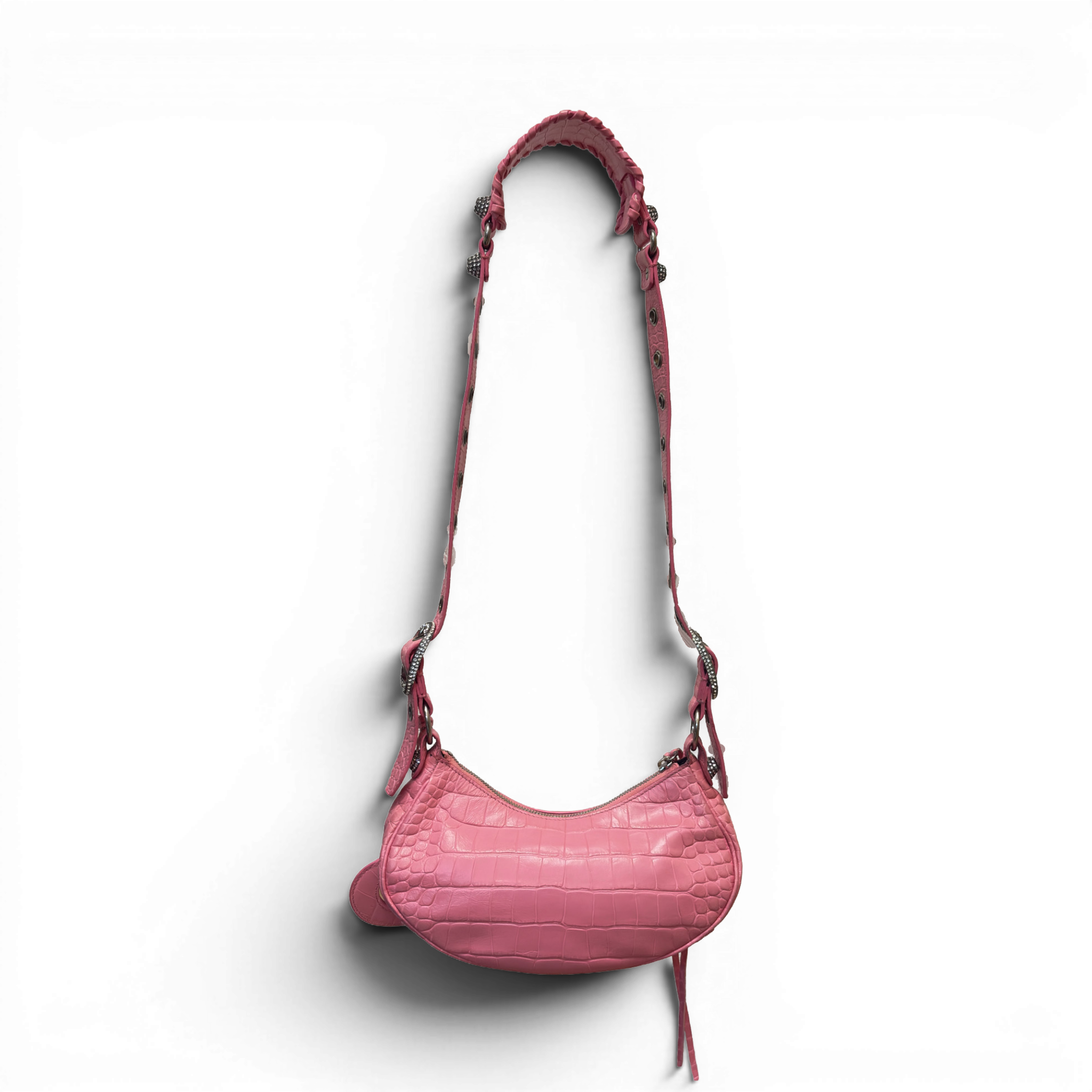 Le Cagole Shoulder Bag XS Linestone Pink