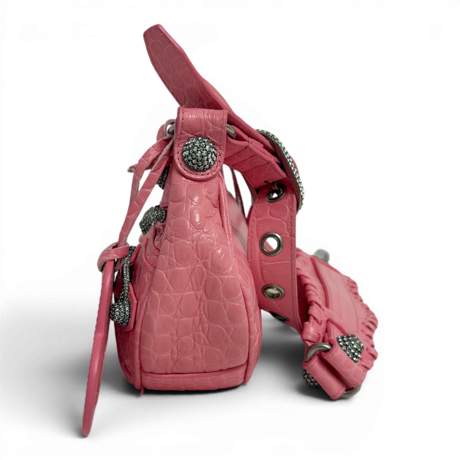 Le Cagole Shoulder Bag XS Linestone Pink