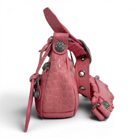 Le Cagole Shoulder Bag XS Linestone Pink