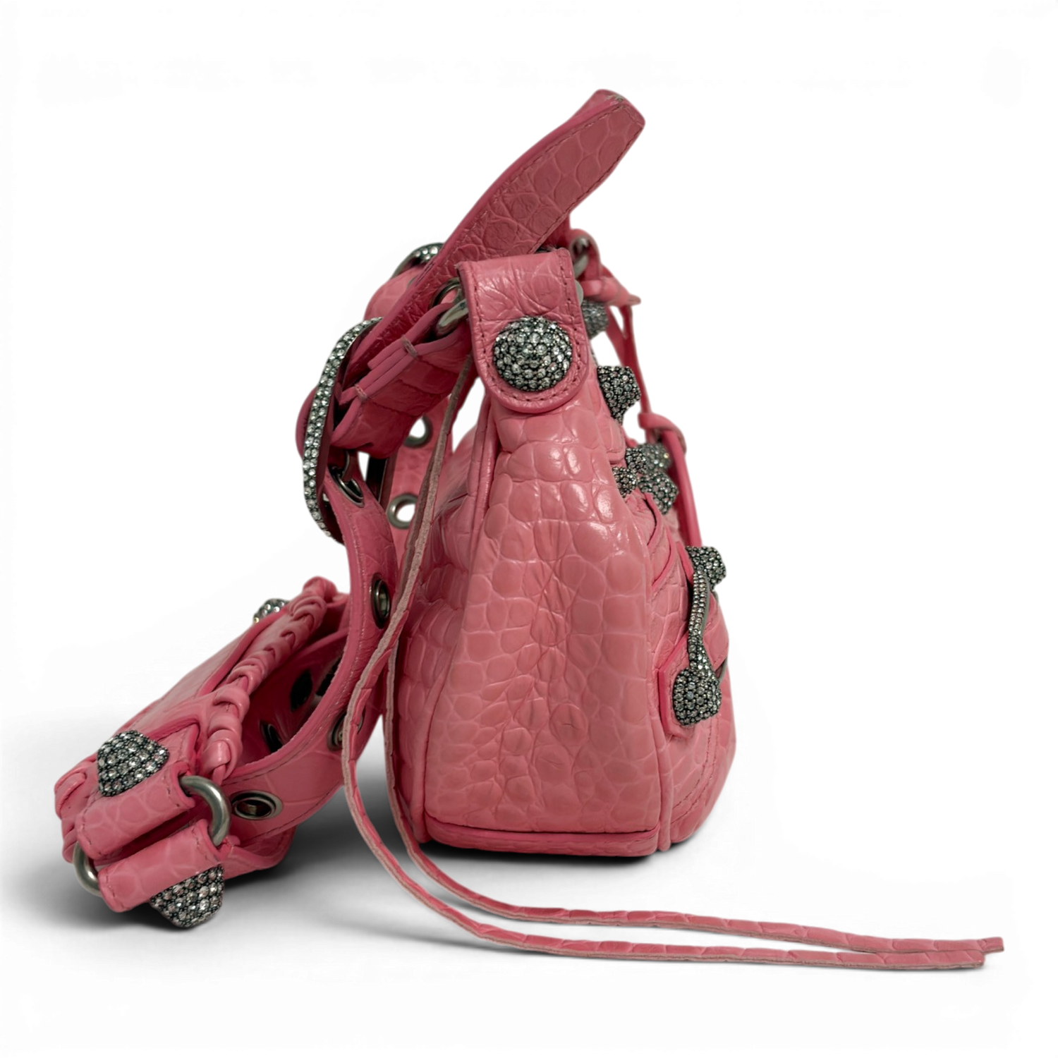 Le Cagole Shoulder Bag XS Linestone Pink