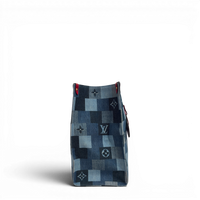 Onthego Denim GM Tote Bag Blue Multicolor