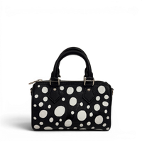 LV × YK Nano Speedy Monogram Black White