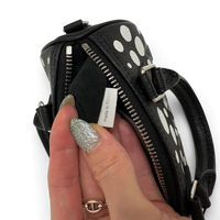 LV × YK Nano Speedy Monogram Black White