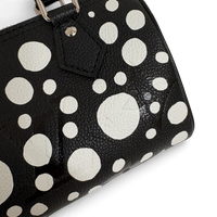 LV × YK Nano Speedy Monogram Black White
