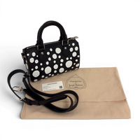 LV × YK Nano Speedy Monogram Black White