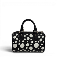 LV × YK Nano Speedy Monogram Black White