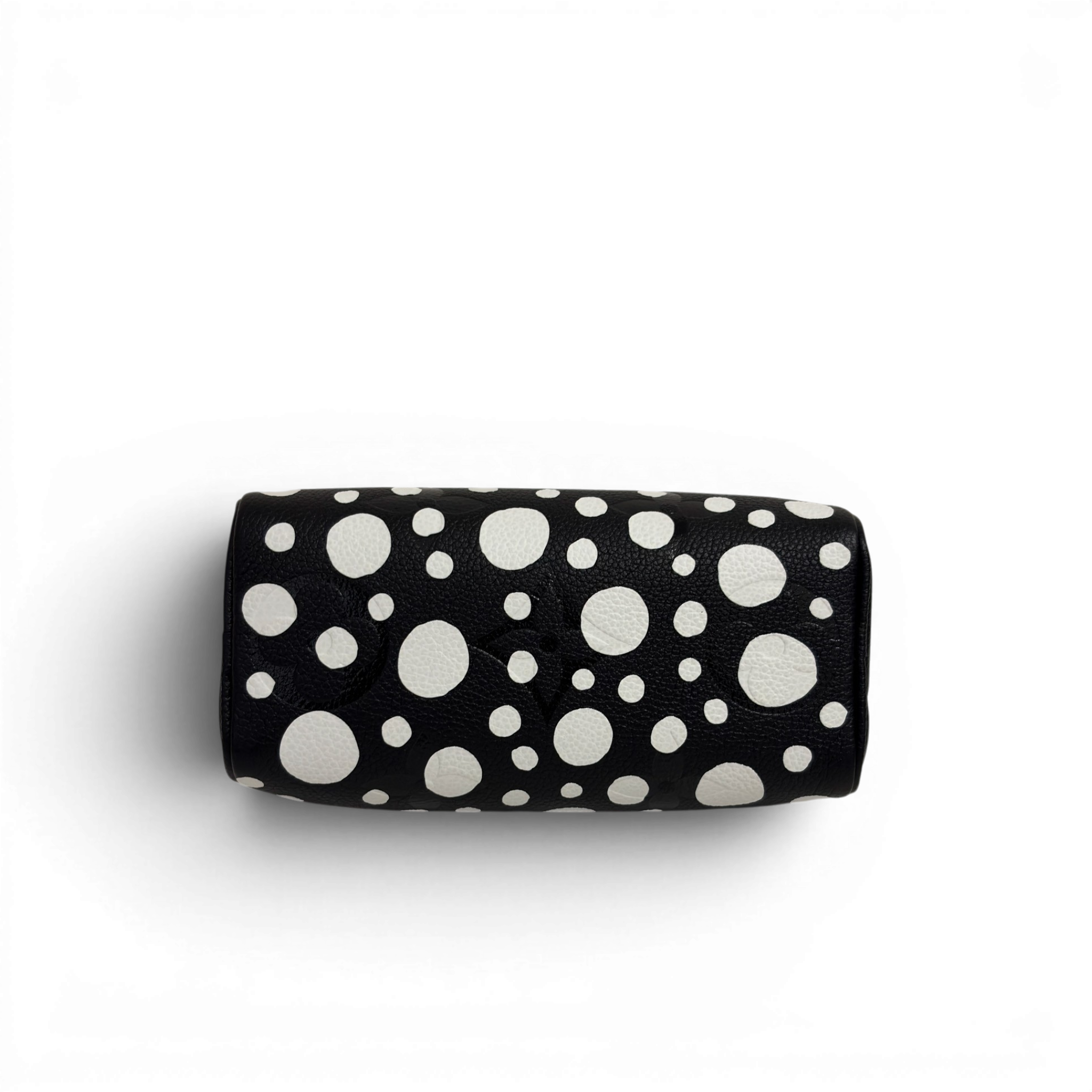 LV × YK Nano Speedy Monogram Black White