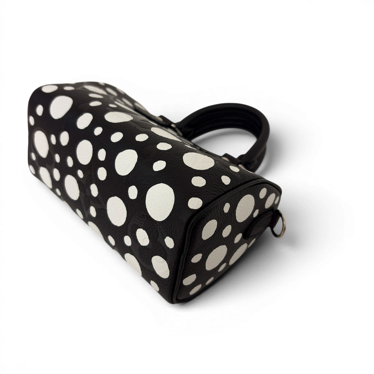 LV × YK Nano Speedy Monogram Black White