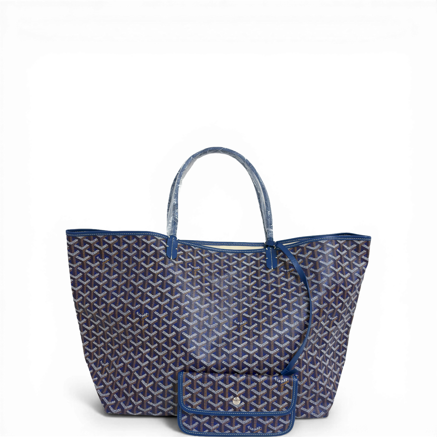 Goyardine Saint Louis PM Navy & Brown