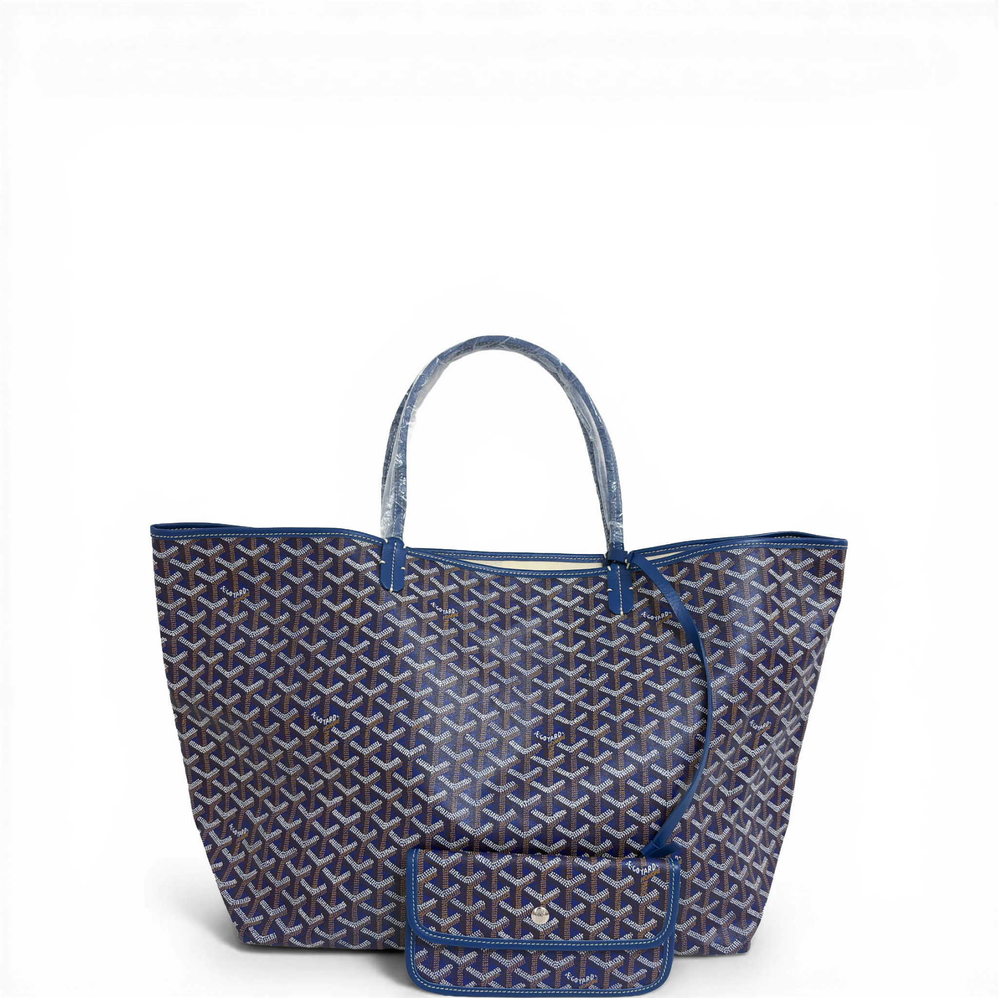 Goyardine Saint Louis PM Navy & Brown